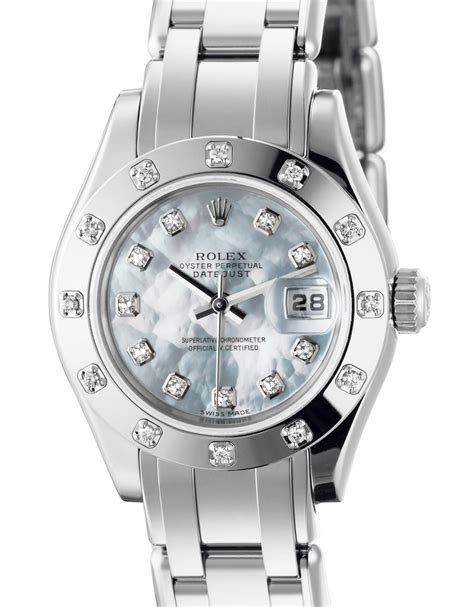 rolex lady datejust pearlmaster diamonds white gold price|rolex lady datejust.